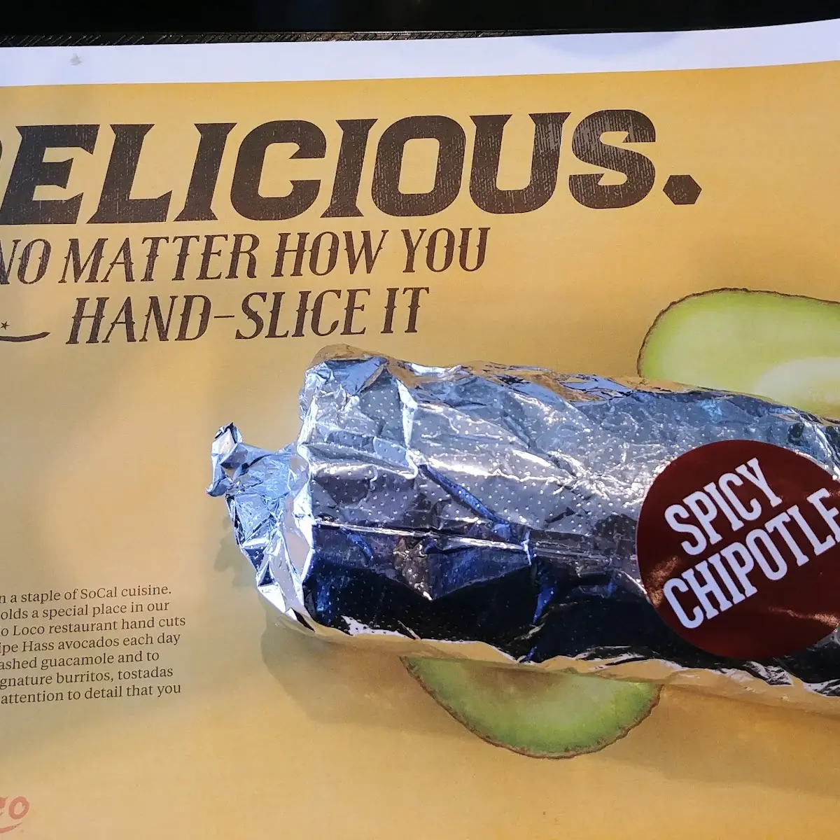 Chipotle Chicken Burrito
