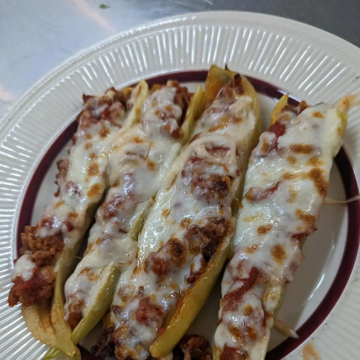 Stuffed Mild Banana Peppers