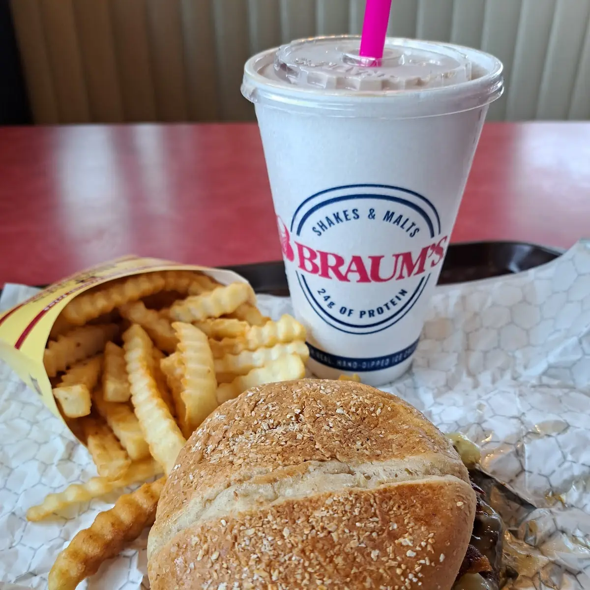 Bacon Cheese Burger Combo