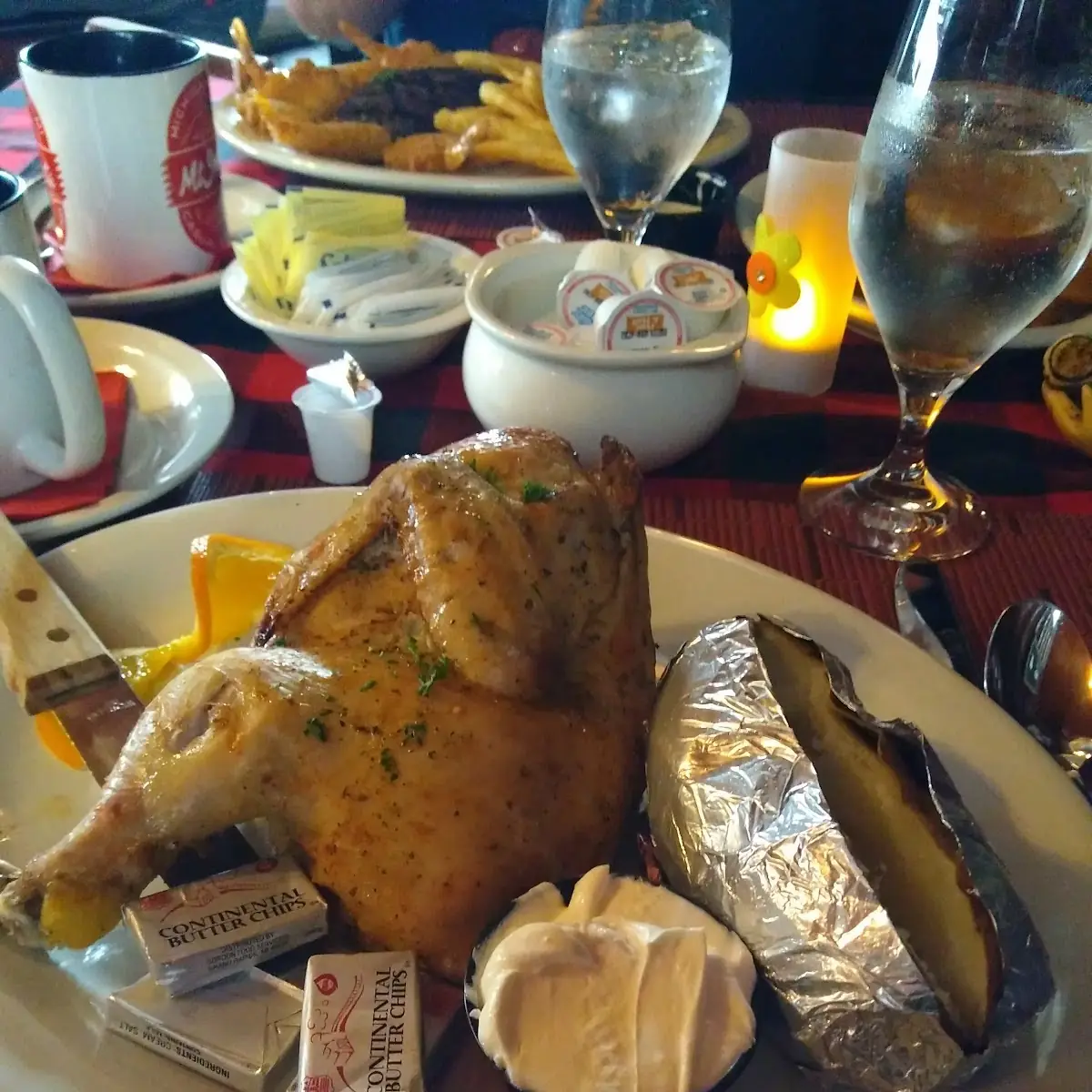 Chicken and Baked Potato