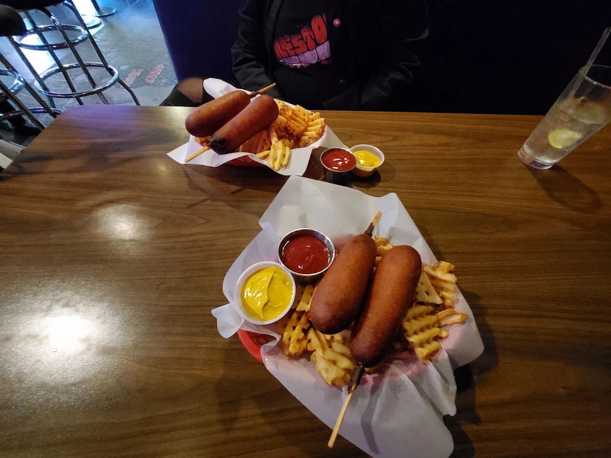 Corn Dog and Fries