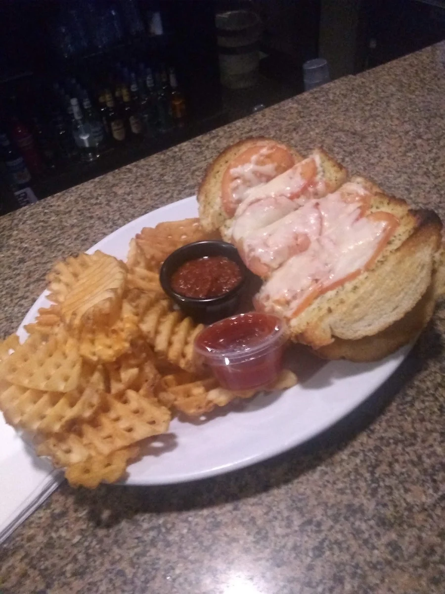 Garlic Bread with Mozzarella Cheese Sticks