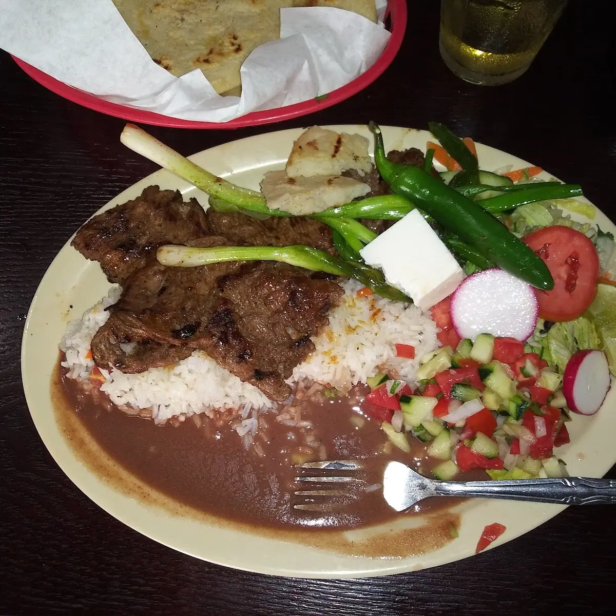 Carne Asada Con Chimol