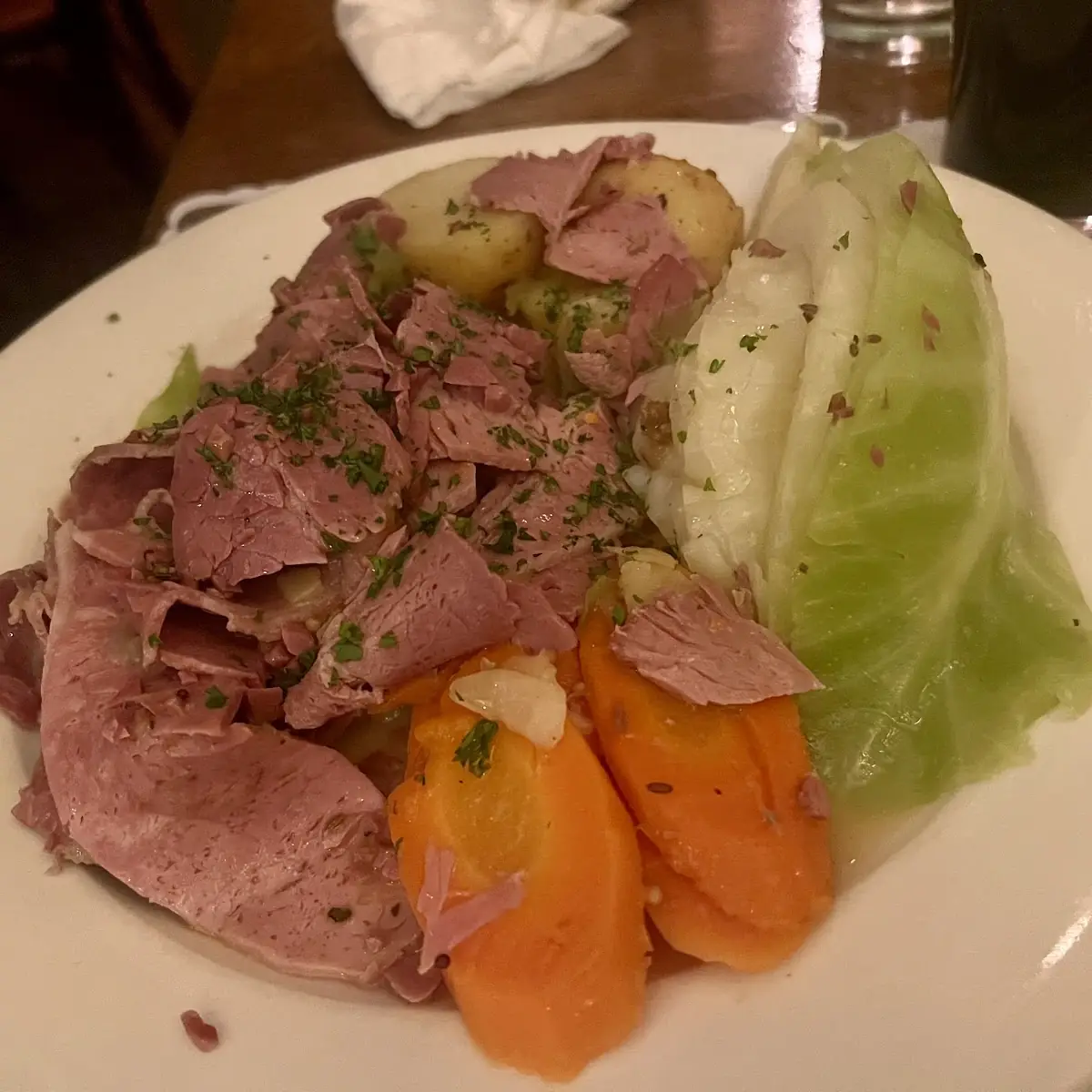 Quiet Man Hot Corned Beef Sandwich