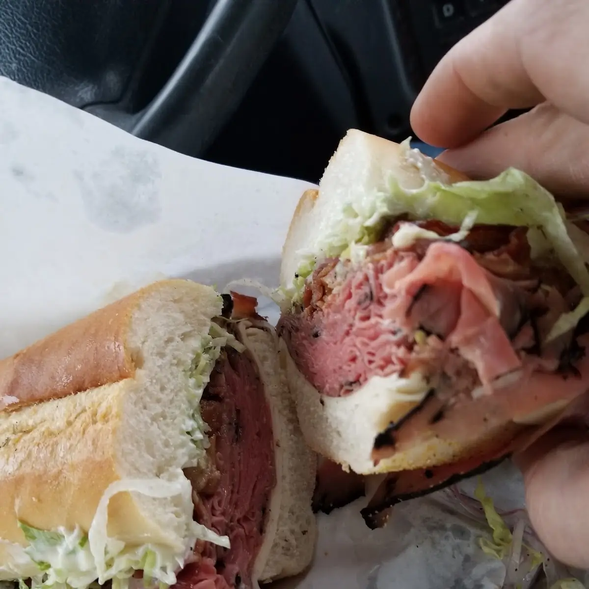 Roast Beef Sub w Bacon