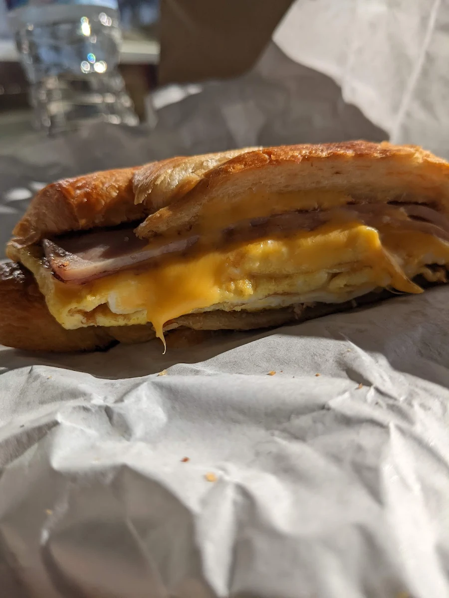 Ham Egg and Cheese Sandwich