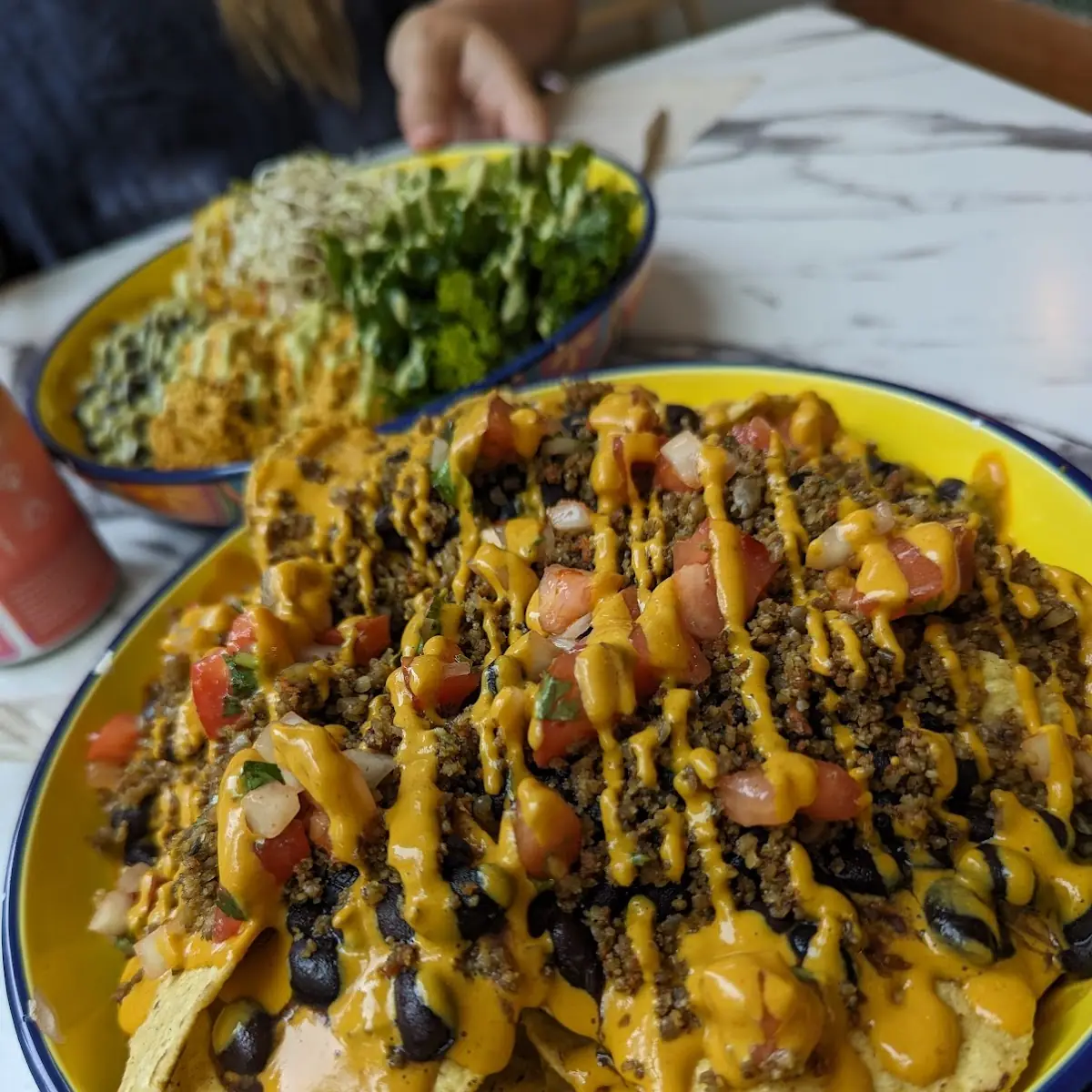 Nachos with Black Beans