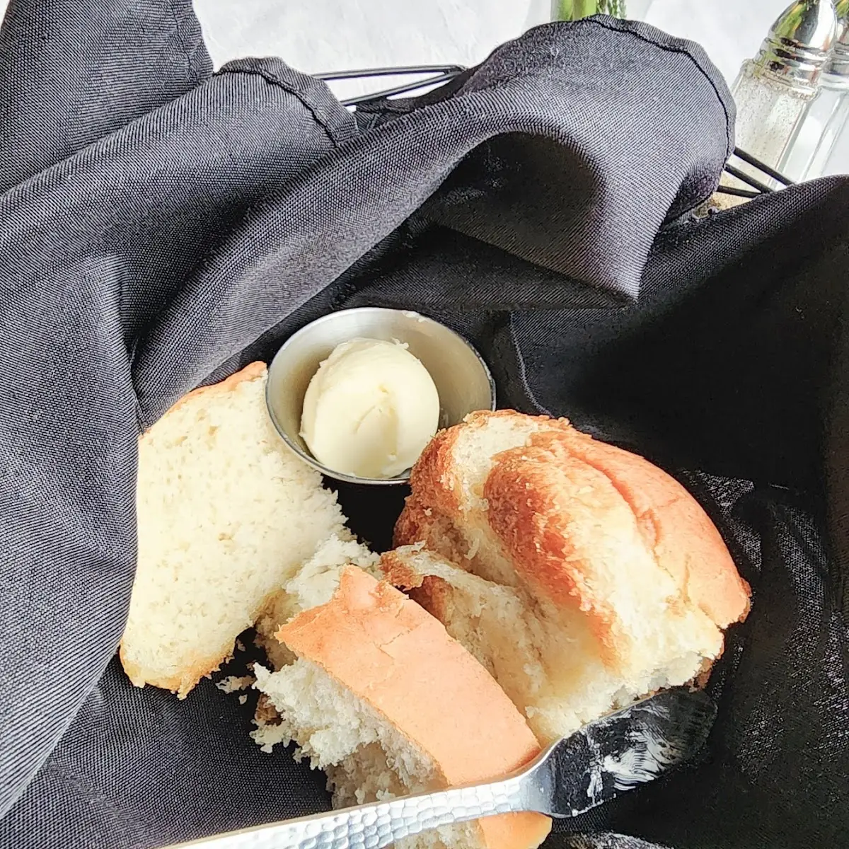 Bread Basket with Butter