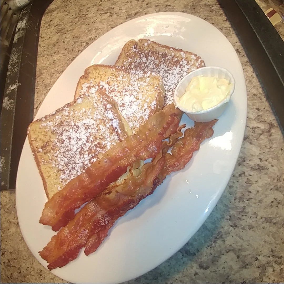 French Toast with Bacon