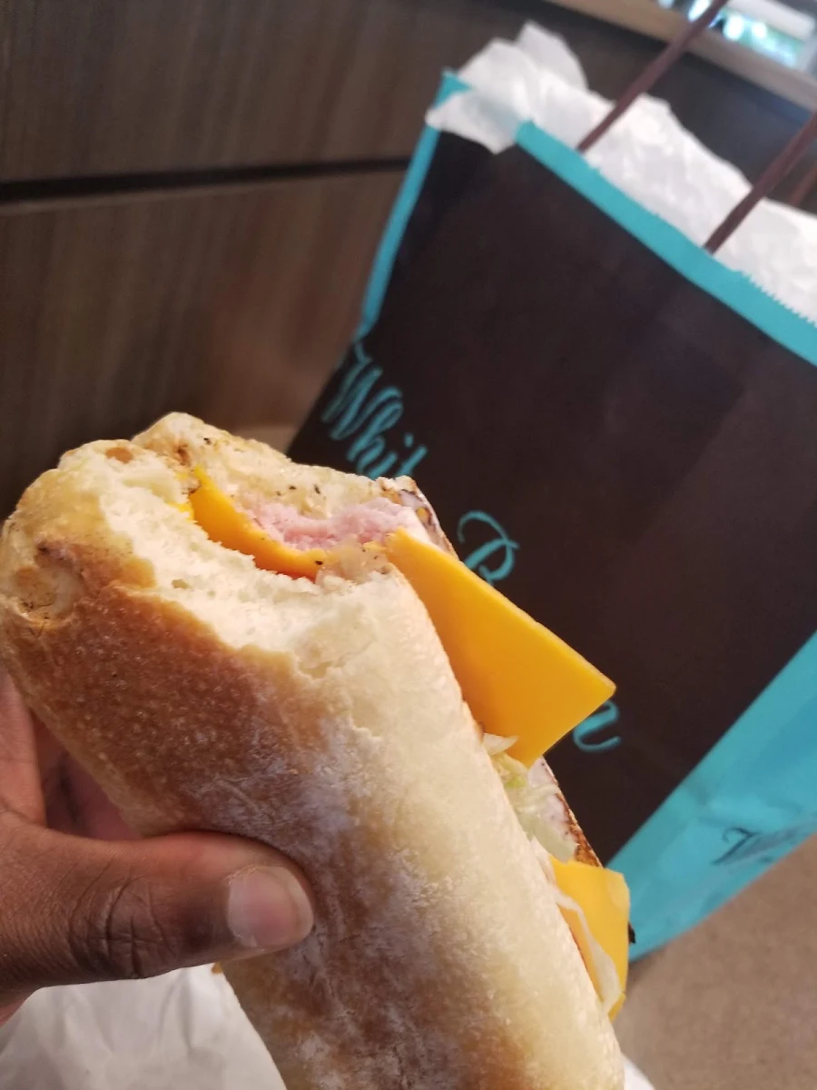 Ham and Cheddar Cheese Sandwich