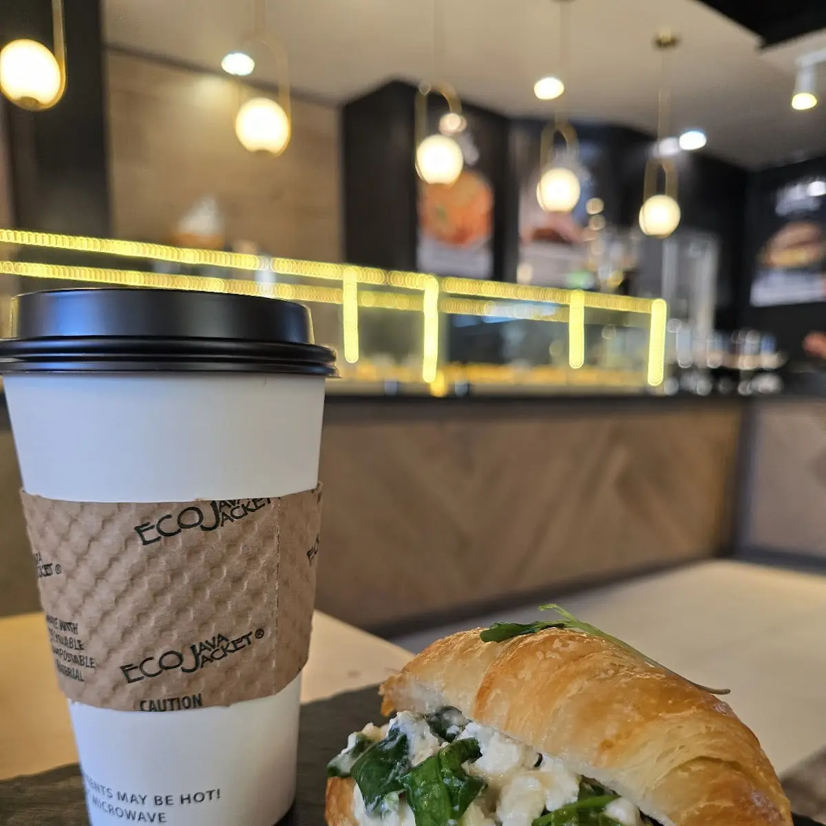 Egg White Spinach Swiss Sandwich