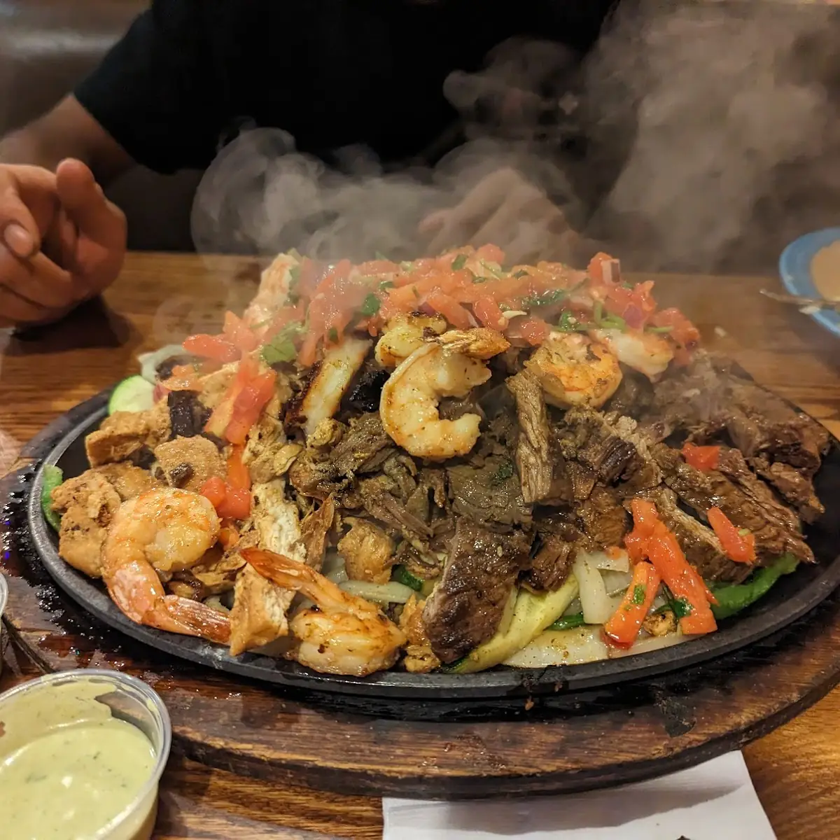 Carne Asada Camarones Combo