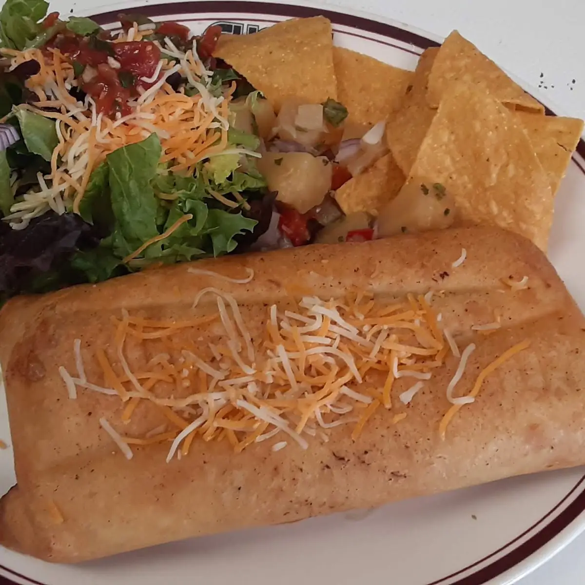 Pulled Pork Chimichanga