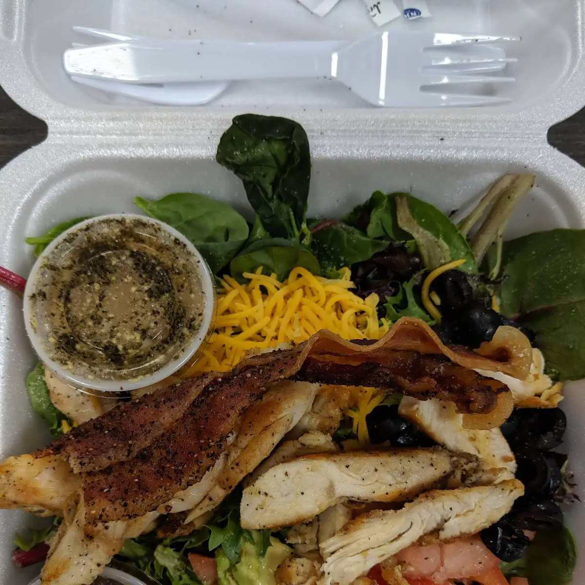 Chicken Bacon & Avocado Salad