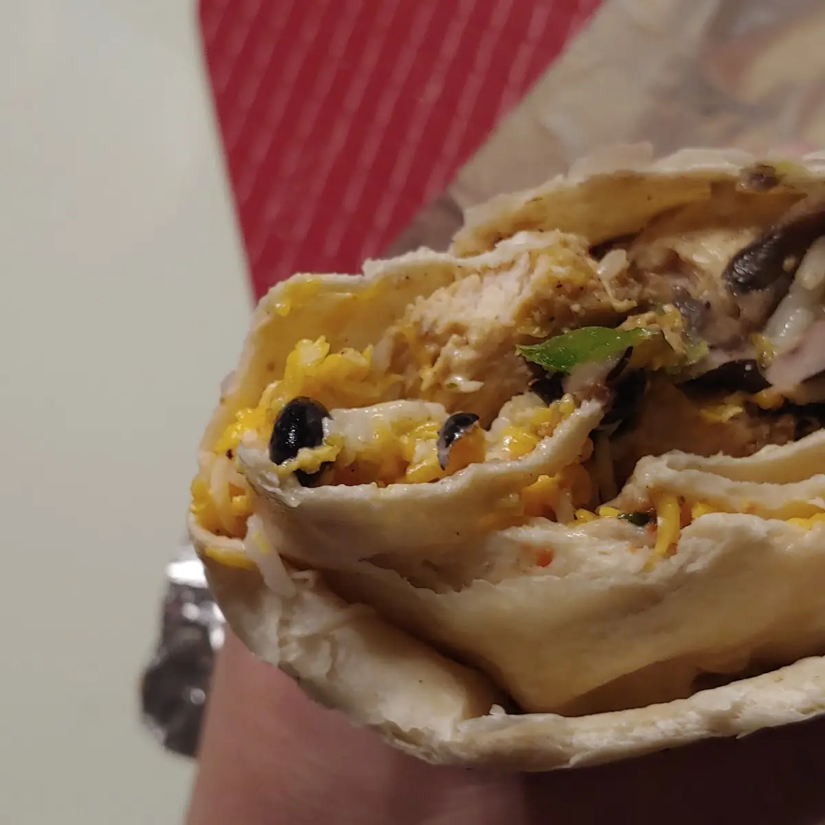 Chicken Rice Burrito
