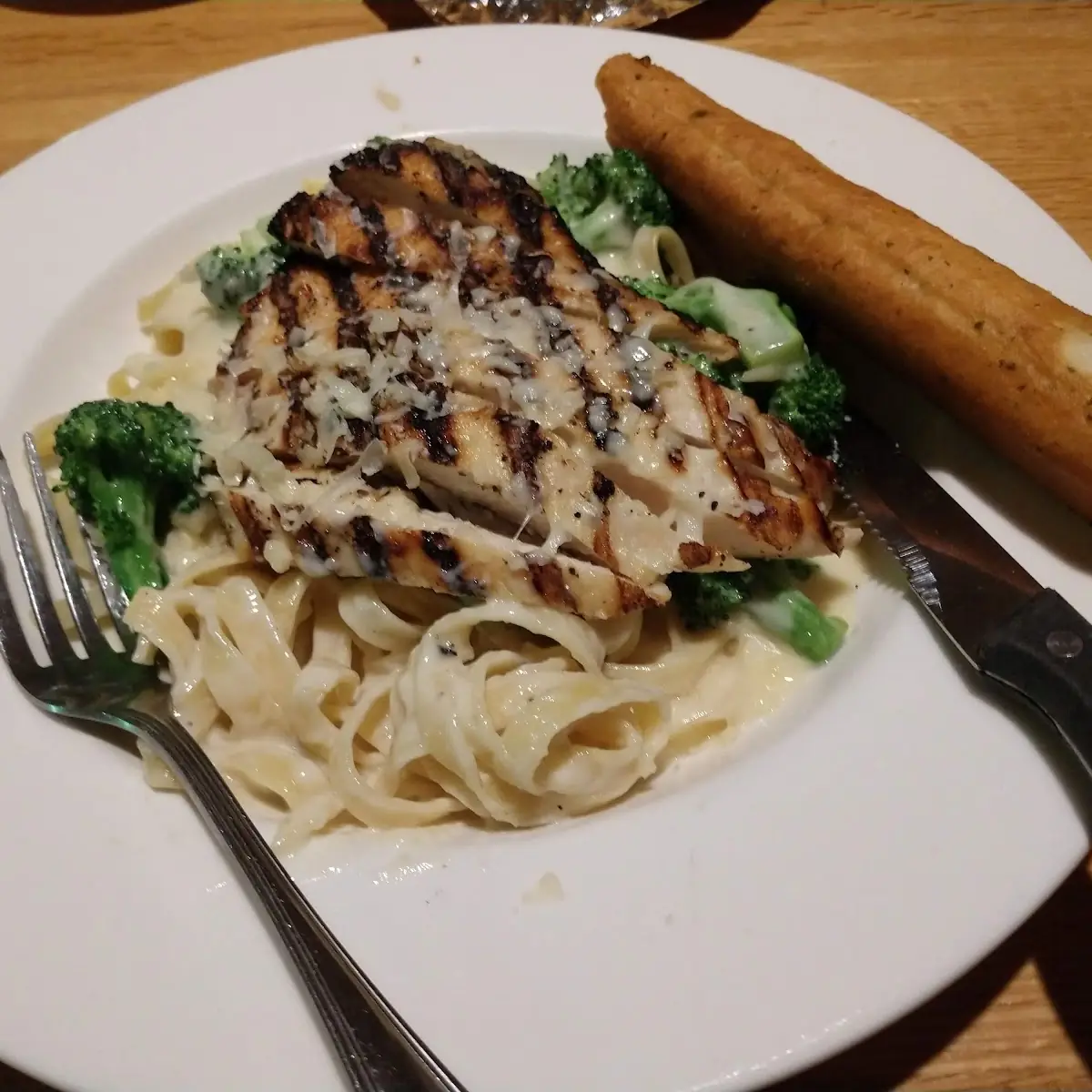 Kids Grilled Chicken Alfredo
