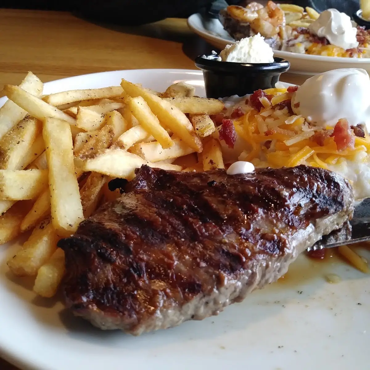 Steak and Loaded Mashed Potatoes