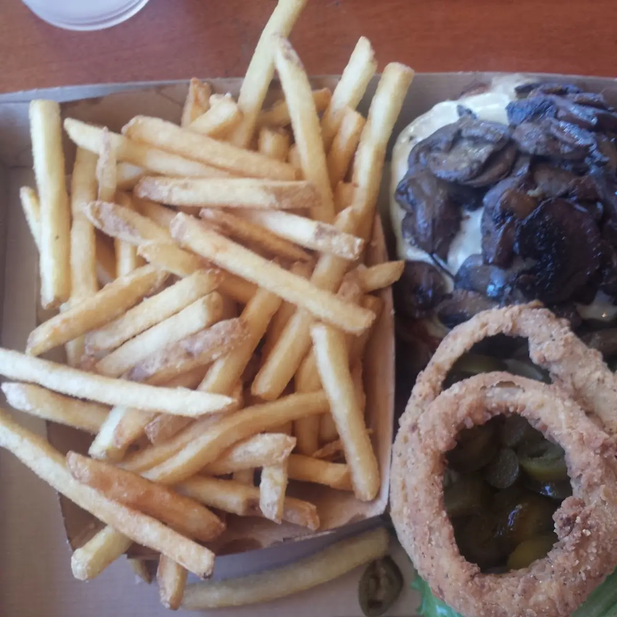 Mushroom Swiss Burger