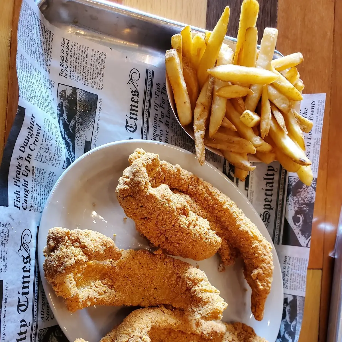 All You Can Eat Catfish Dinner