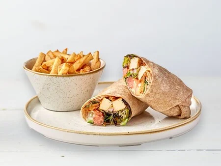 Clubhouse Wrap, Fresh Kitchen + Juice Bar