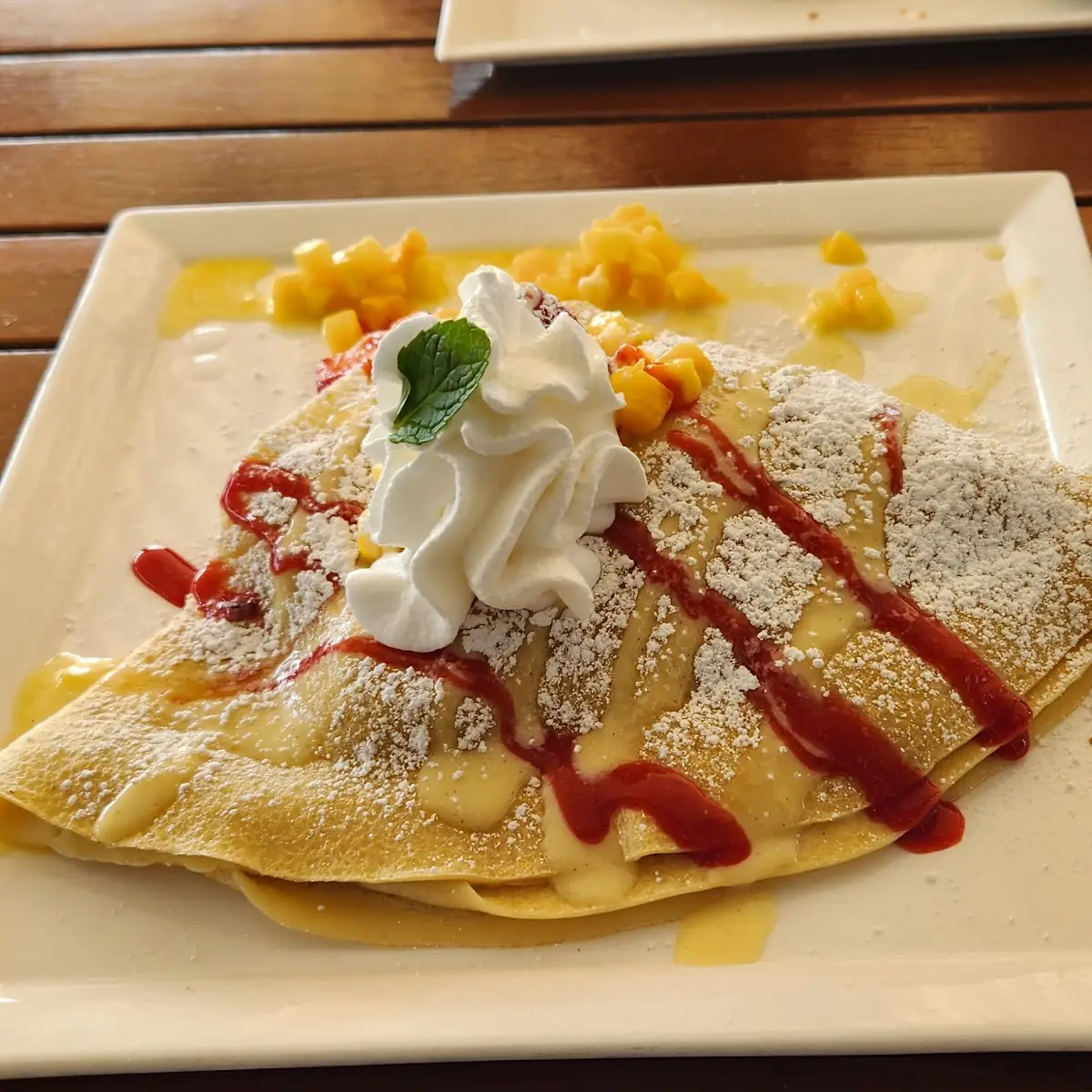 Fresh Fruit Crepes