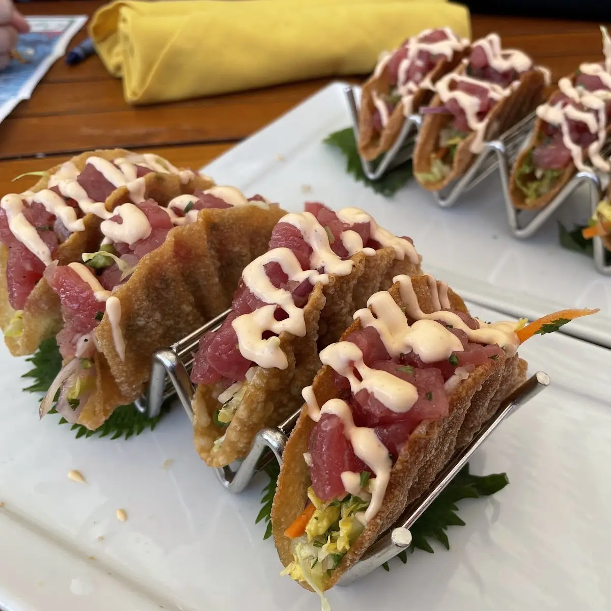 Tiny Ahi Tacos