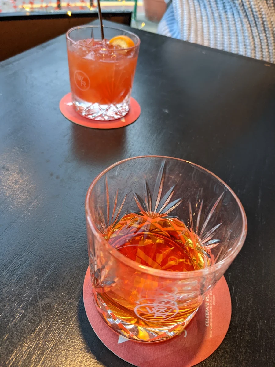 Bourbon Neat and an Old Fashioned