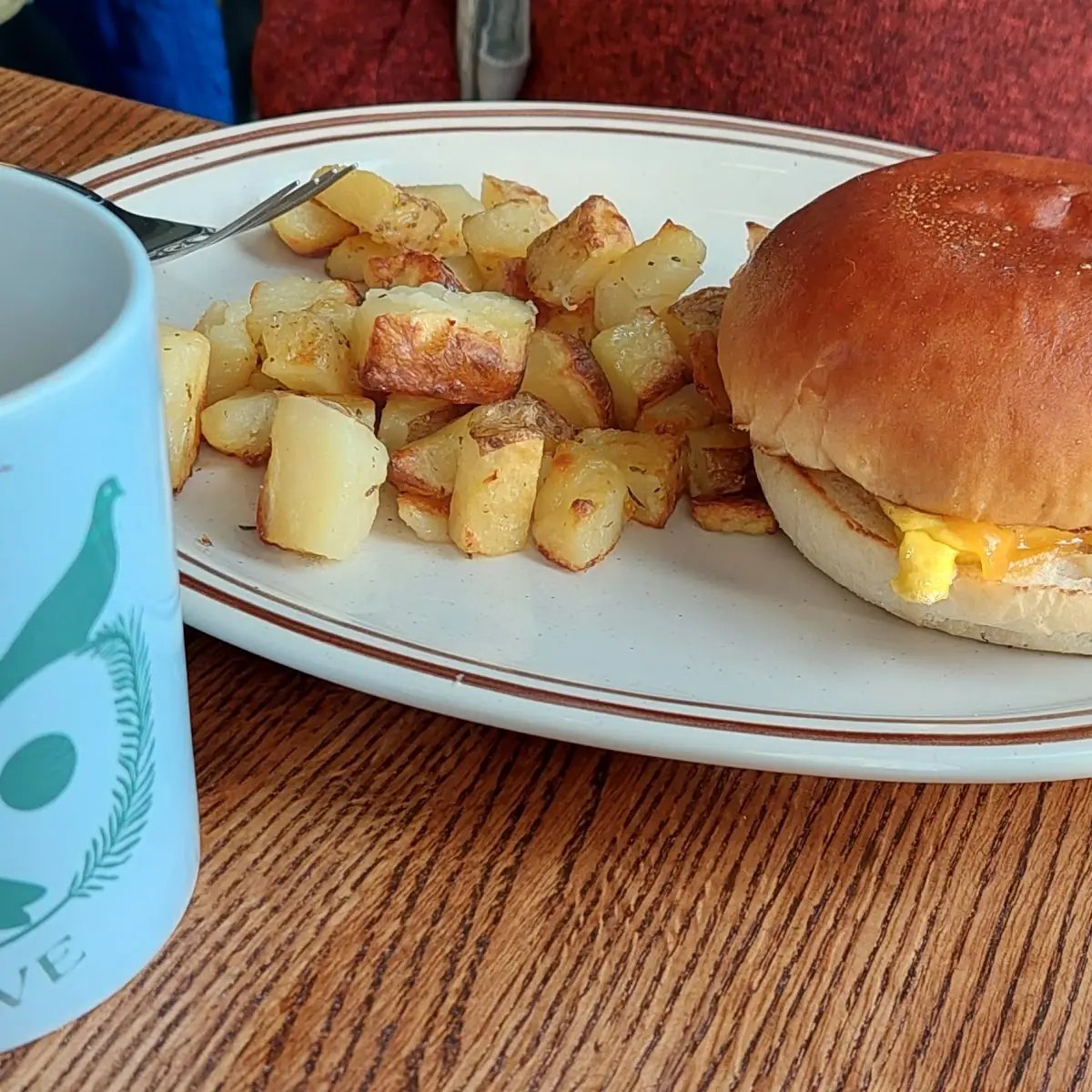 Breakfast Sandwich on Brioche Roll