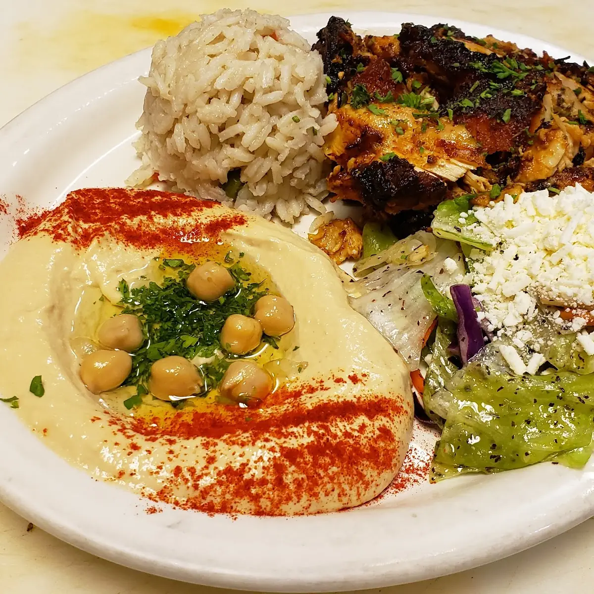 Chicken Shawarma Plate