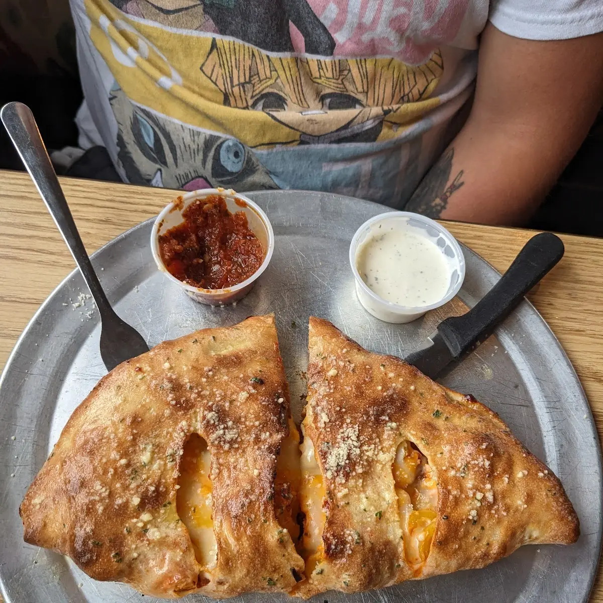 Buffalo Chicken Stromboli