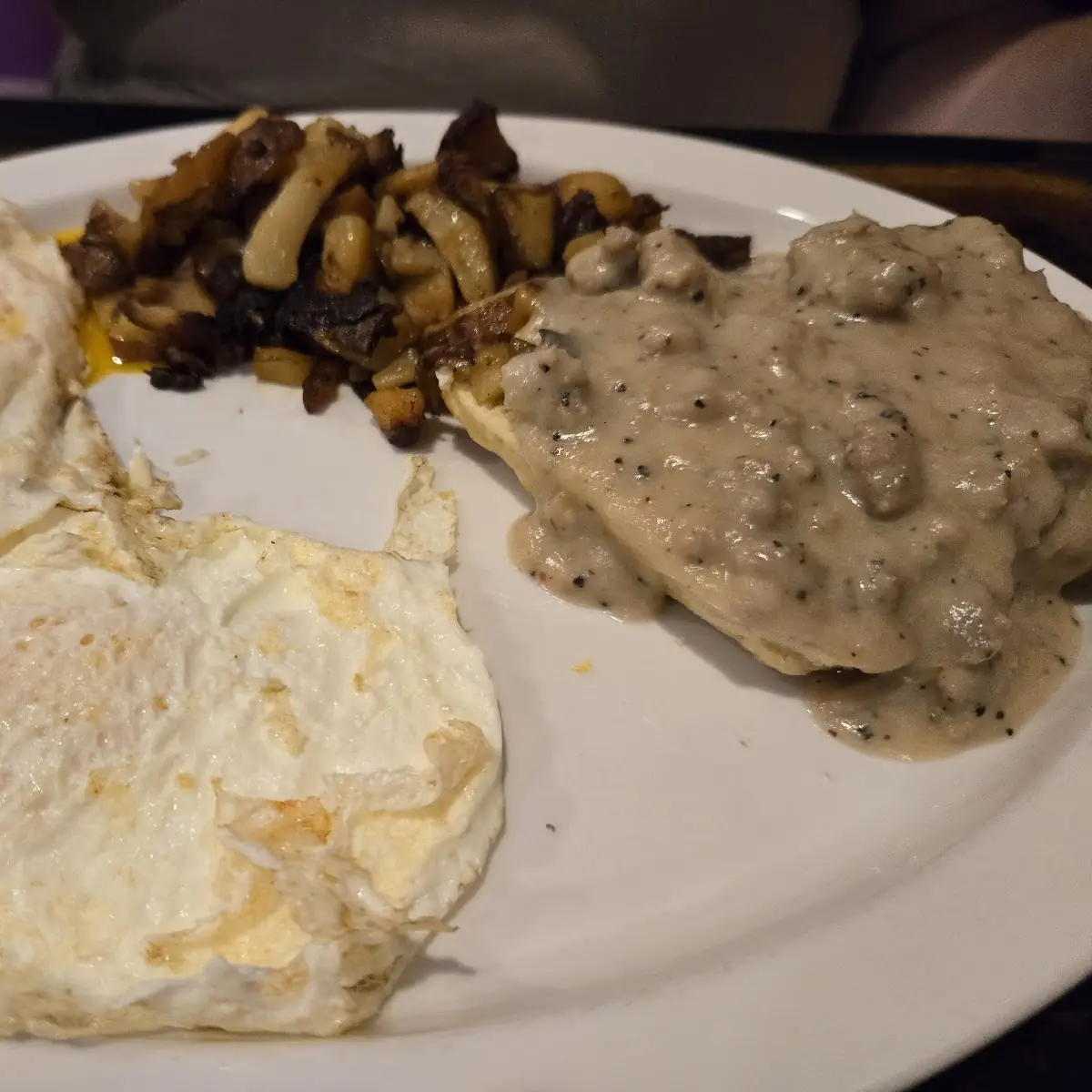 Country Fried Steak with Sausage Gravy