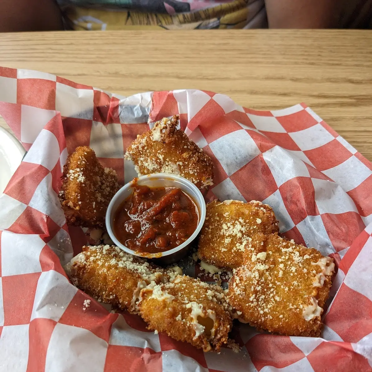 Fried Pepper Jack Cheese