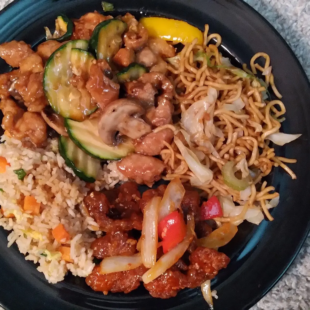 Beijin Beef Fried Rice Sesame Chicken Mushroom Chicken