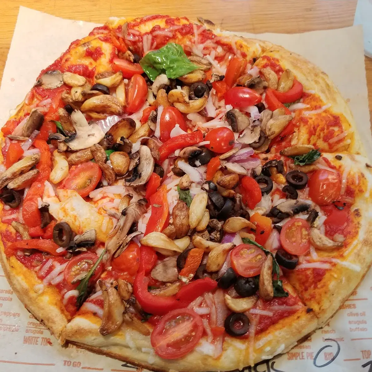 Thin Crust Pizza Vegan