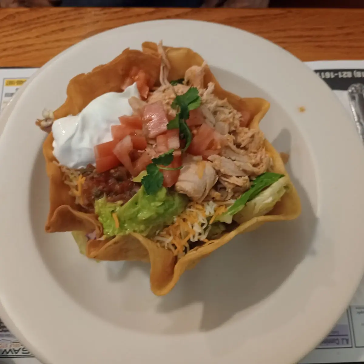 Quesadilla Chimichanga Taco Salad