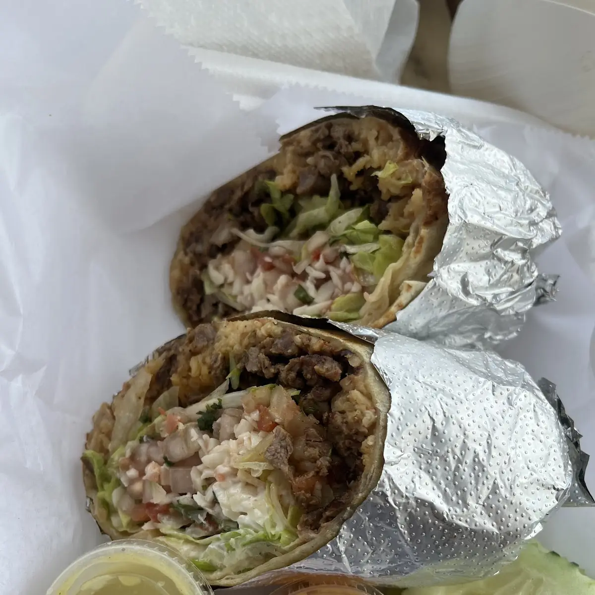 Big Burritos with Carne Asada Meat
