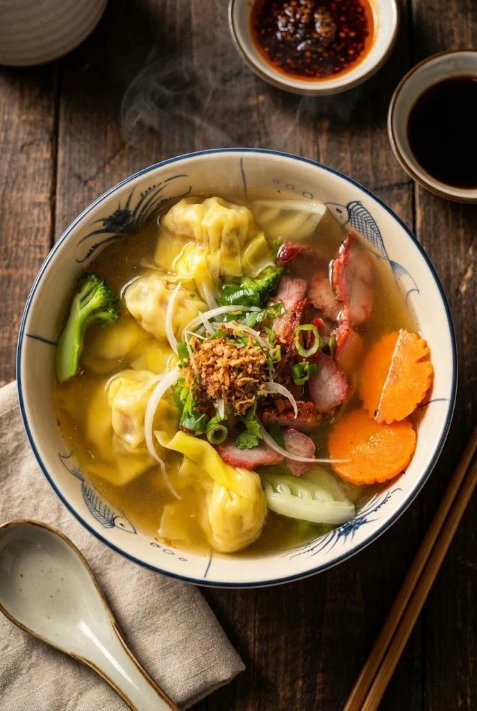 Wonton Soup, An Kitchen Vietnamese and Chinese Restaurant