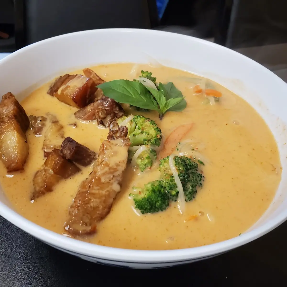 Red Curry Noodle with Pork Belly