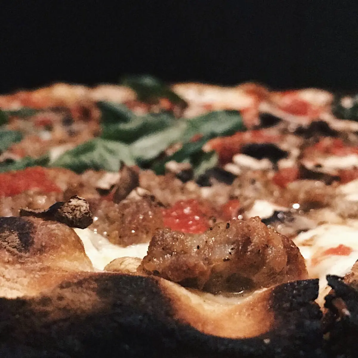 Sausage & Mushroom Pizza