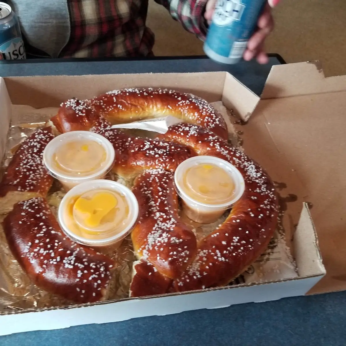 Giant Salted Pretzel