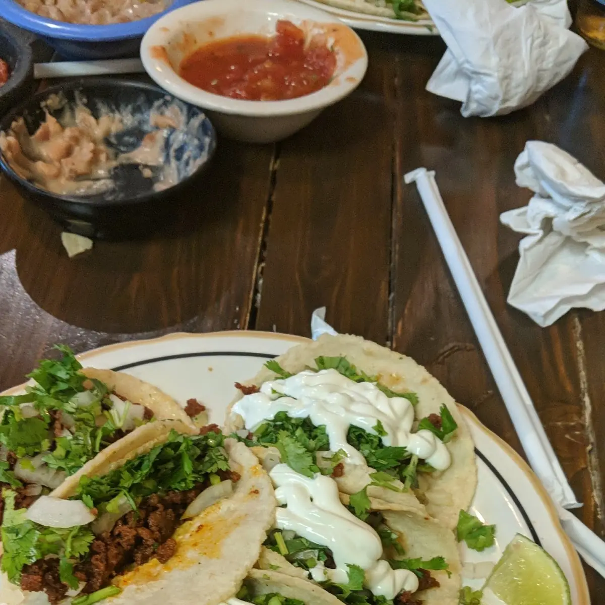 Tacos Mexicanos Only on Corn Tortilla