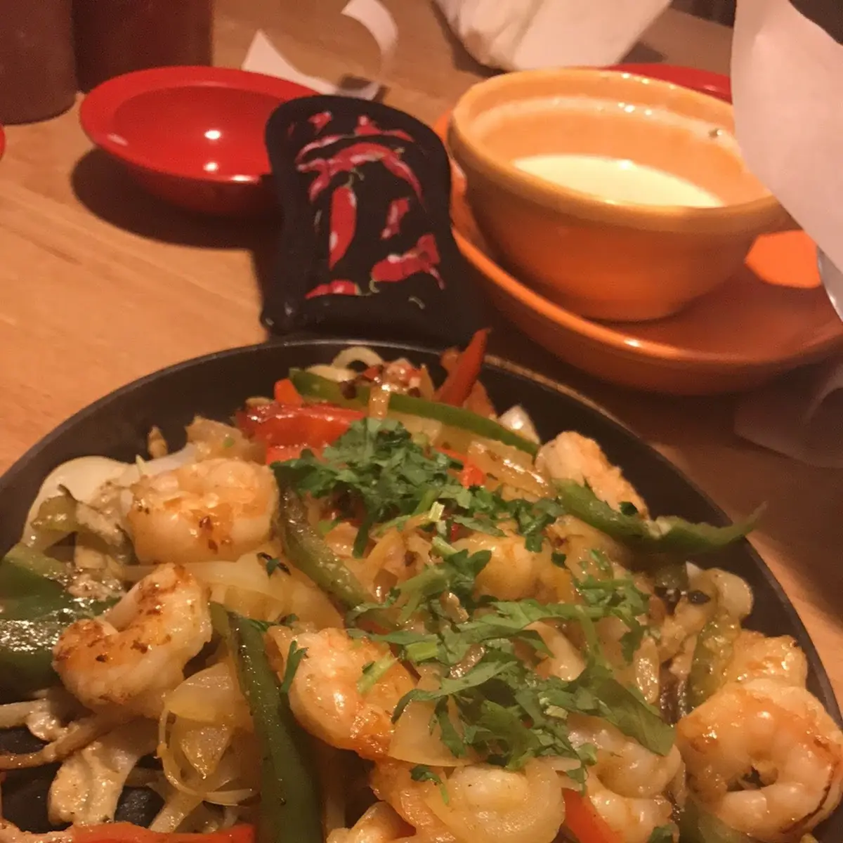Shrimp Fajitas