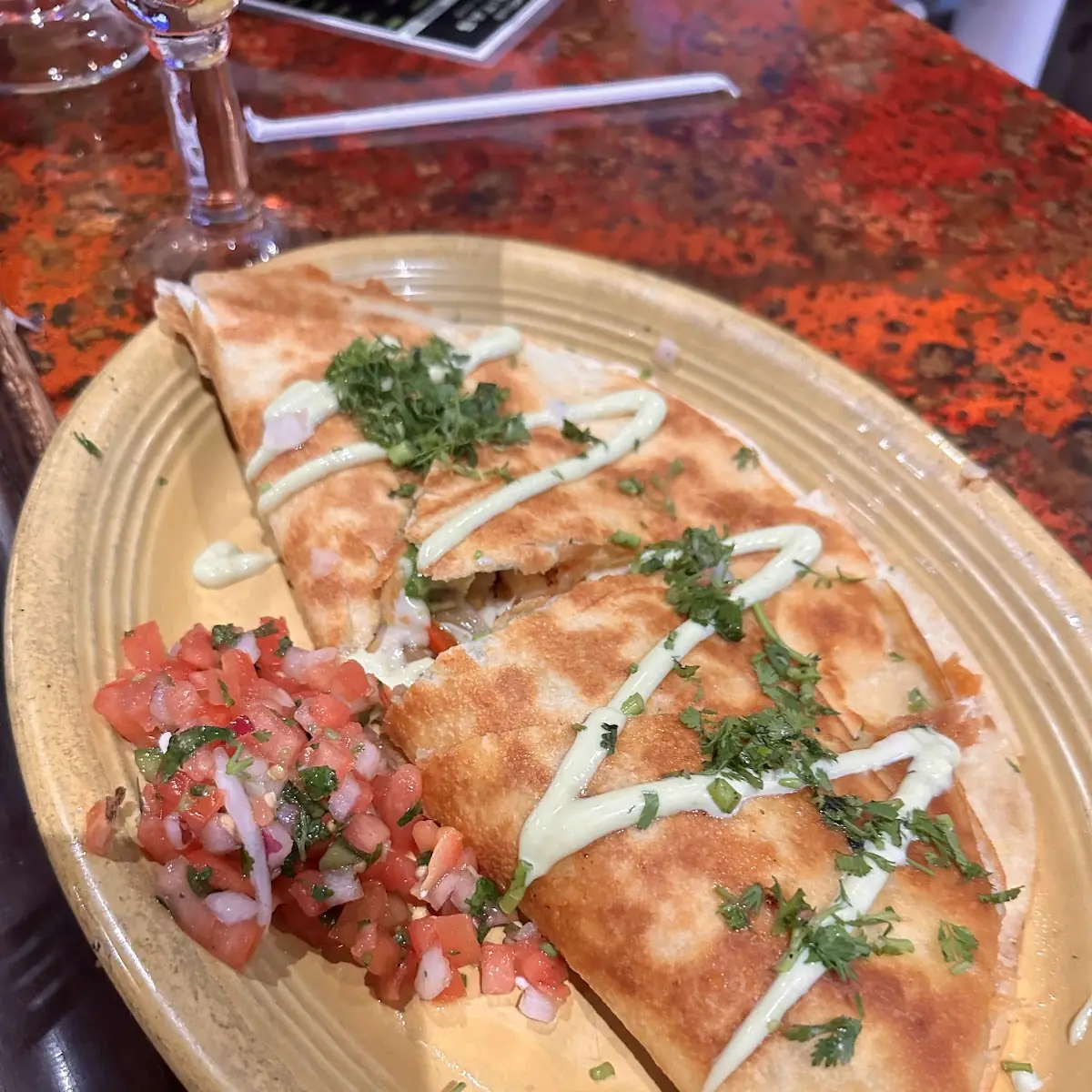 Cheese Quesadilla De Pollo