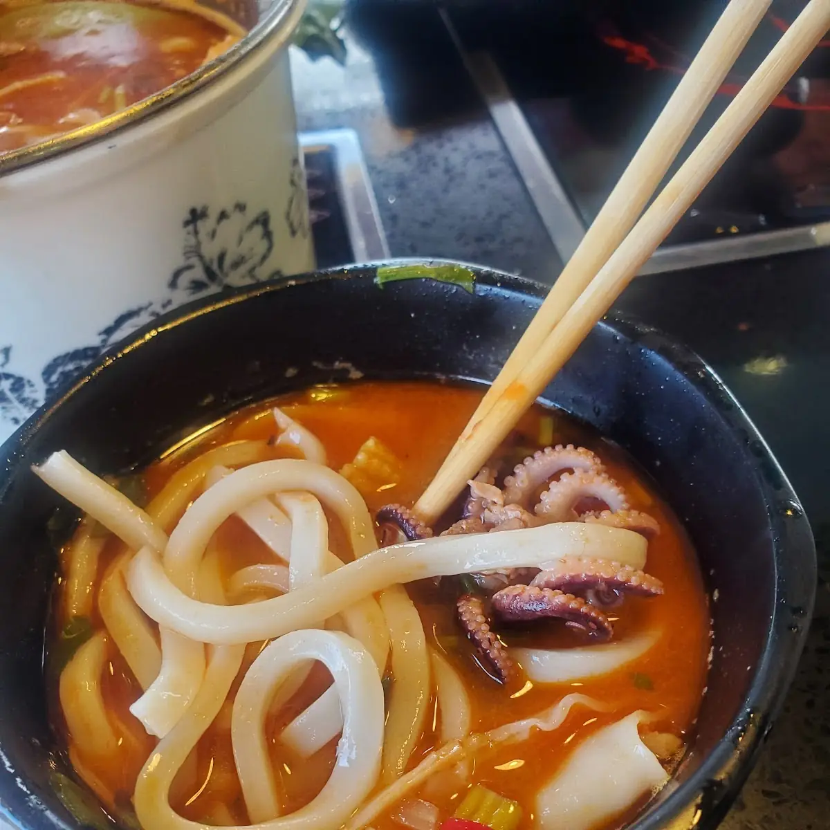 Udon Noodle Baby Octopus