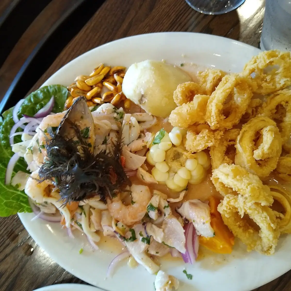 Ceviche Mixto with Calamari