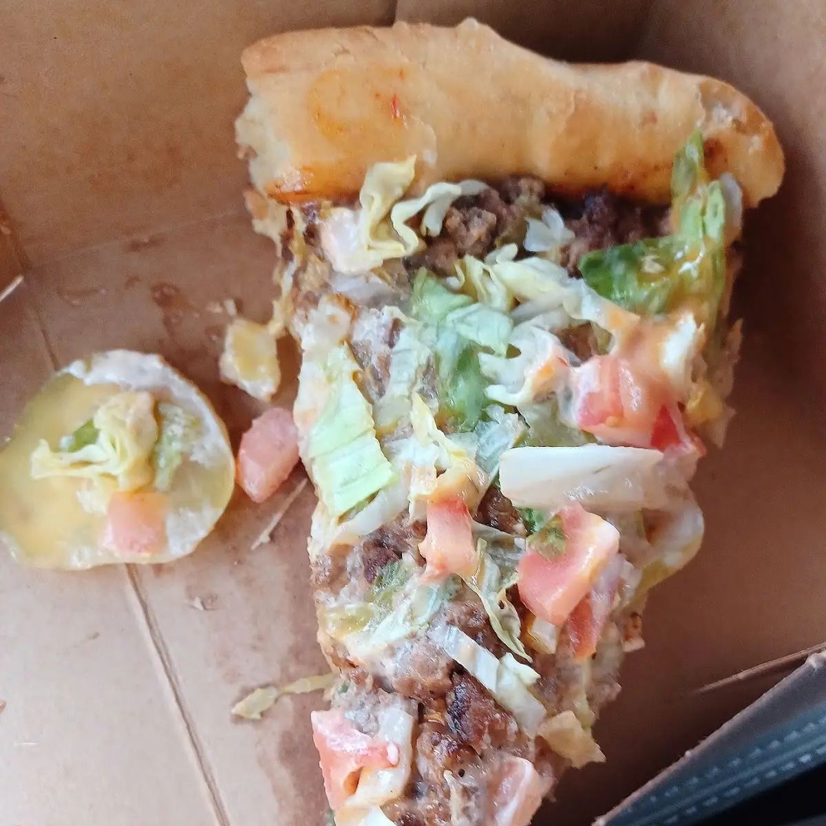 Big Mac Pizza Slice