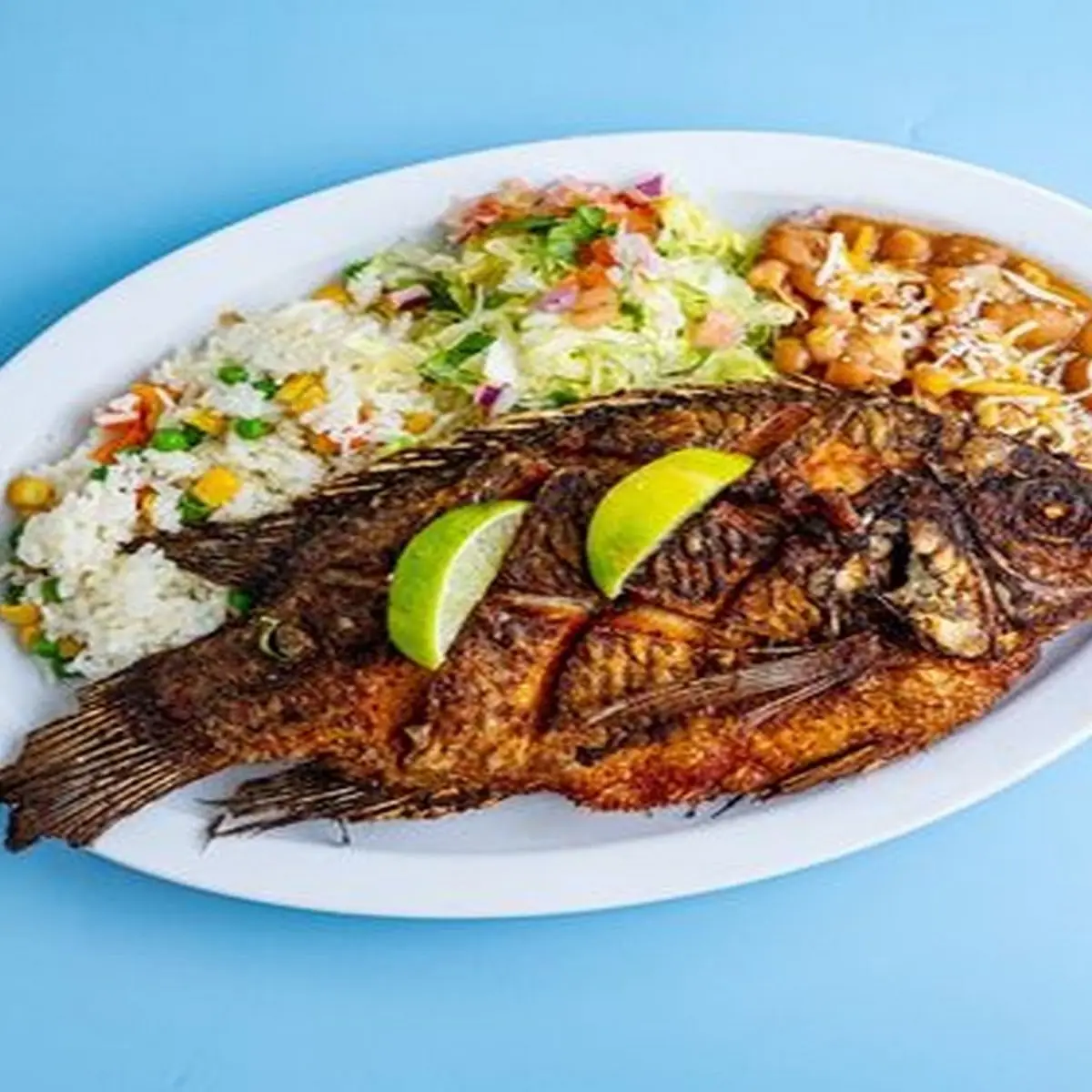 Fried Whole Tilapia Fish