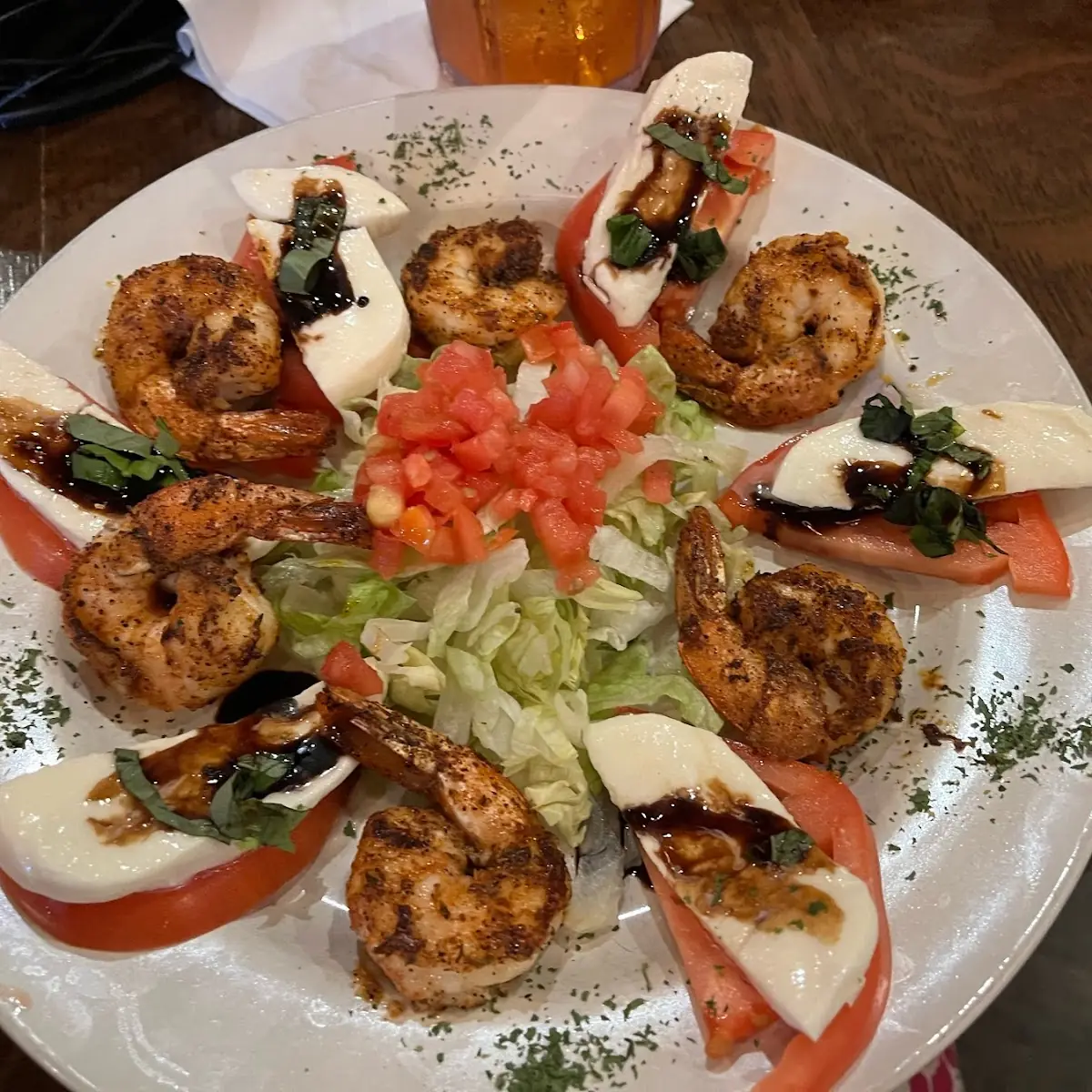 Shrimp Caprese Salad