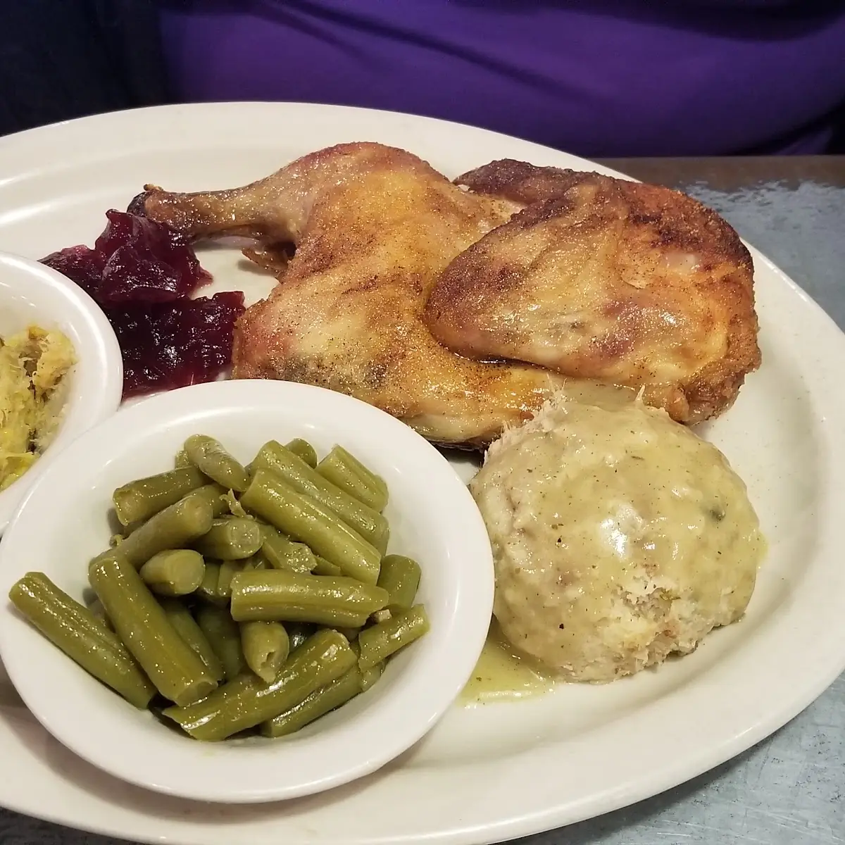 Baked Chicken and Dressing