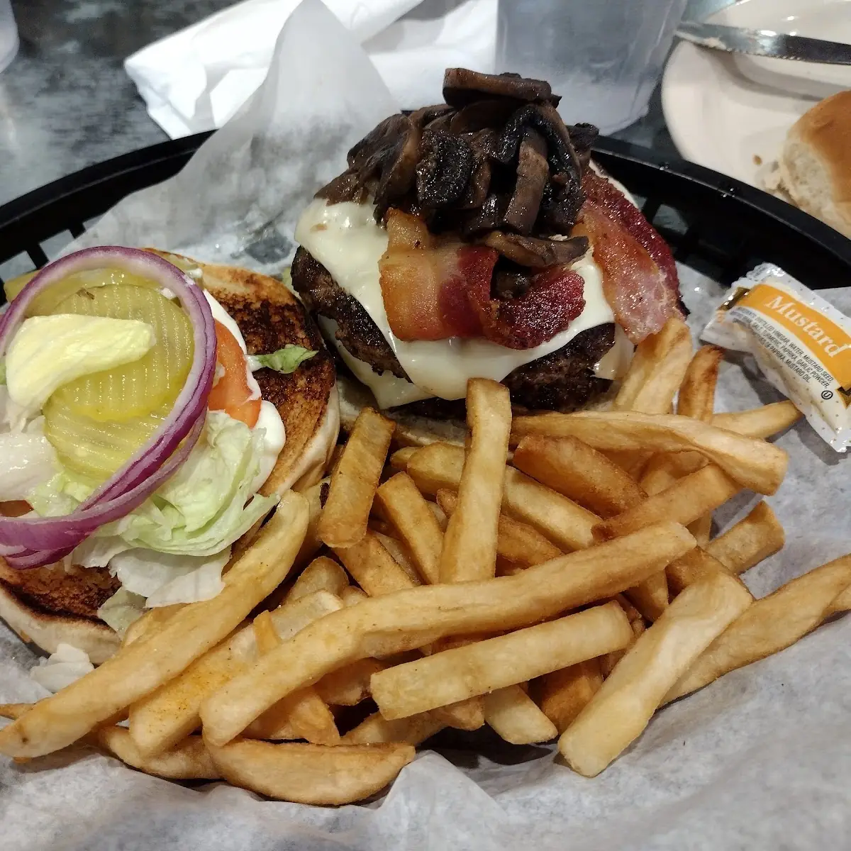 Double Cheeseburger with Fries